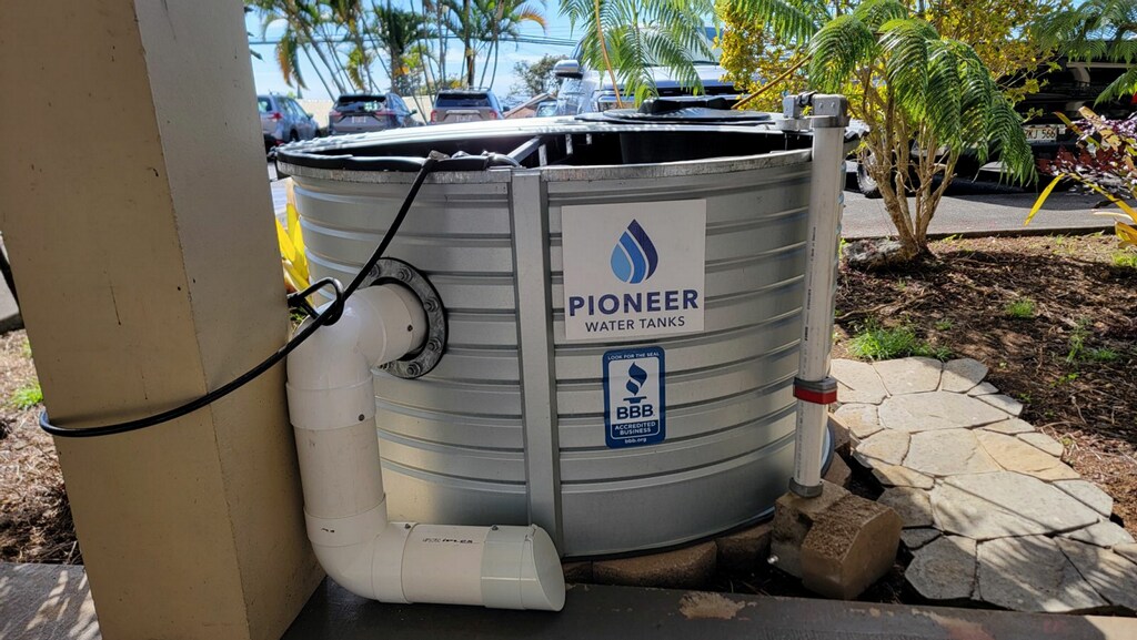 Pioneer Water Tank with BBB accreditation — installed by Pacific Blue Catchment