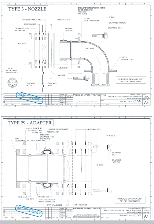 Nozzle Drawing Sample 3