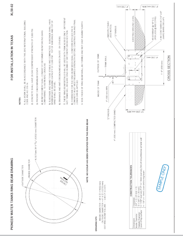 Ring Beam Drawing Sample