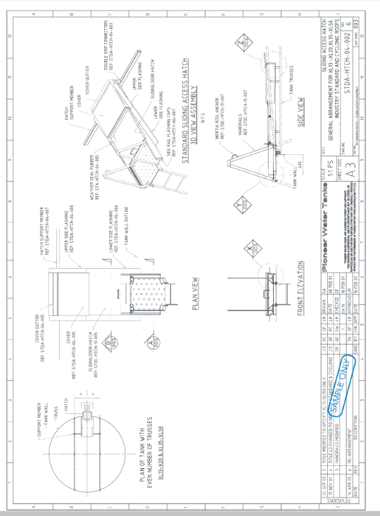 Sliding Access Hatch