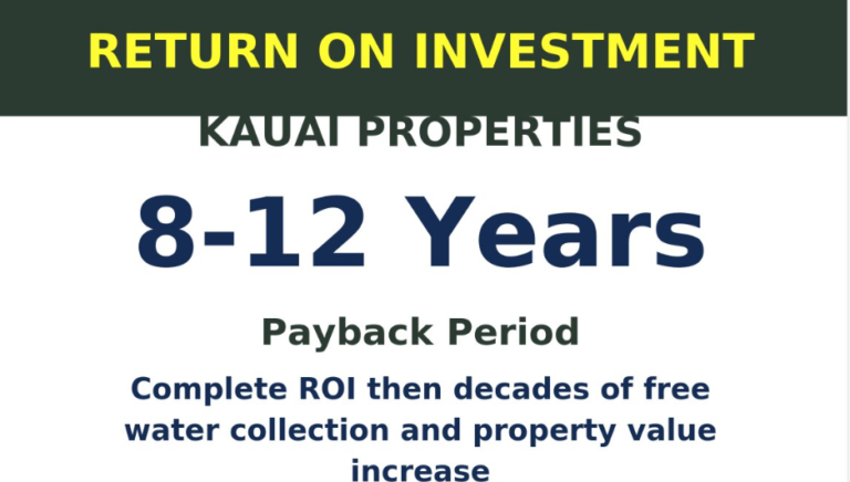 Kauai Water Catchment ROI